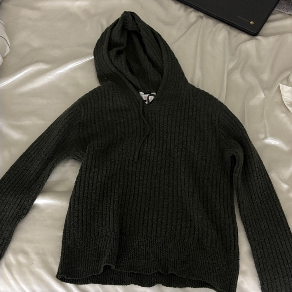 No Boundaries Dark Green Kids Hoodie